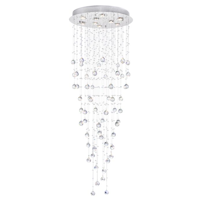 Nine Light Flush Mount by CWI Lighting