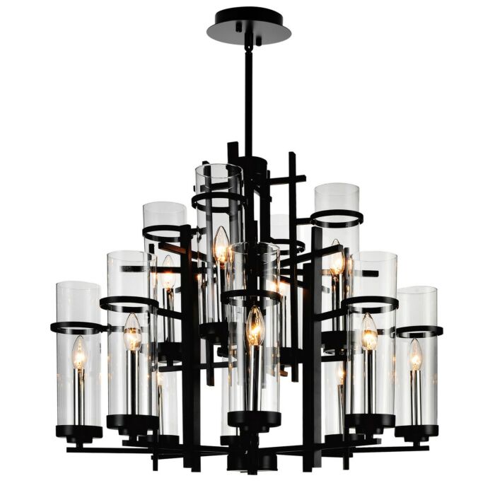 12 Light Chandelier by CWI Lighting