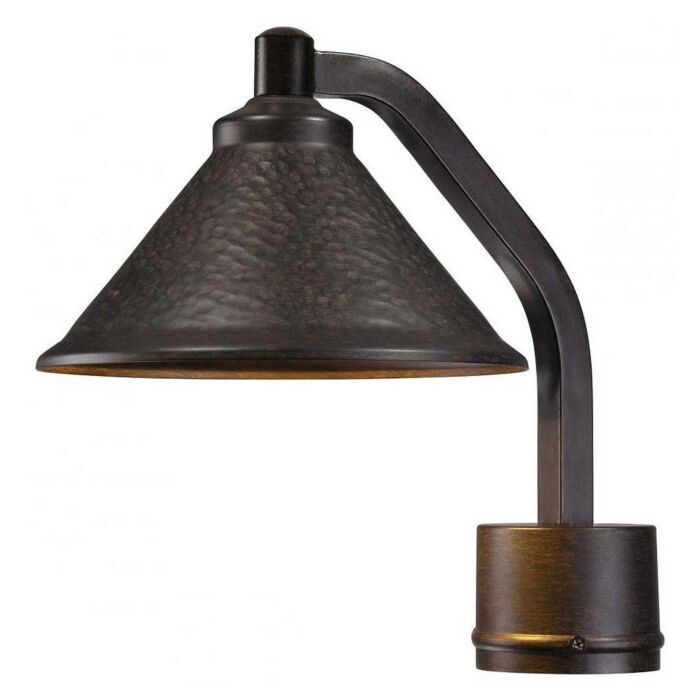 The Great Outdoors Kirkham 11 Inch Outdoor Post Light in Aspen Bronze