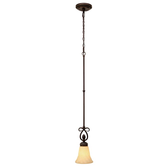 Golden Torbellino 14 Inch Mini Pendant in Cordoban Bronze