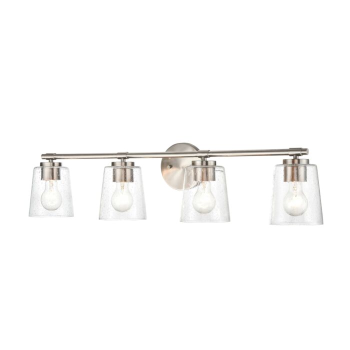 Millennium 4 Light Bathroom Vanity Light in Brushed Nickel