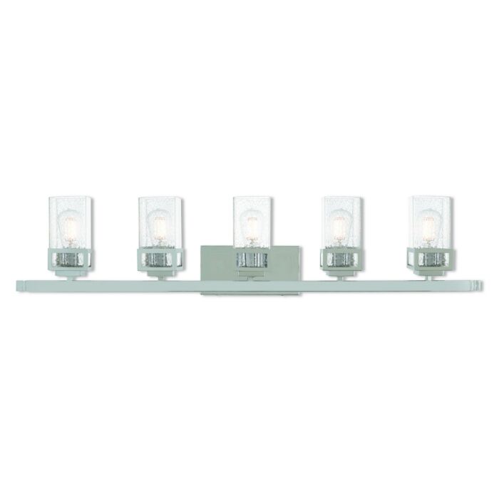Harding 5-Light Bathroom Vanity Light in Polished Chrome