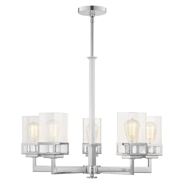 Harding 5-Light Chandelier in Polished Chrome