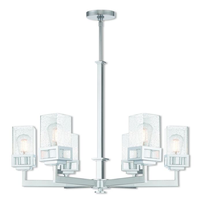 Harding 6-Light Chandelier in Polished Chrome