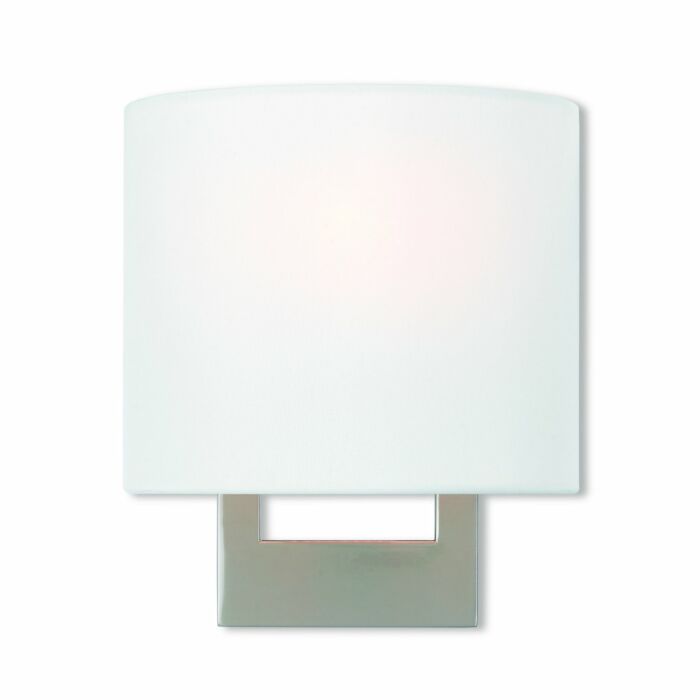 ADA Wall Sconces 1-Light Wall Sconce in Brushed Nickel
