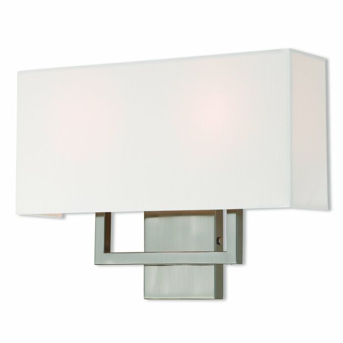 Pierson 2-Light Wall Sconce in Brushed Nickel