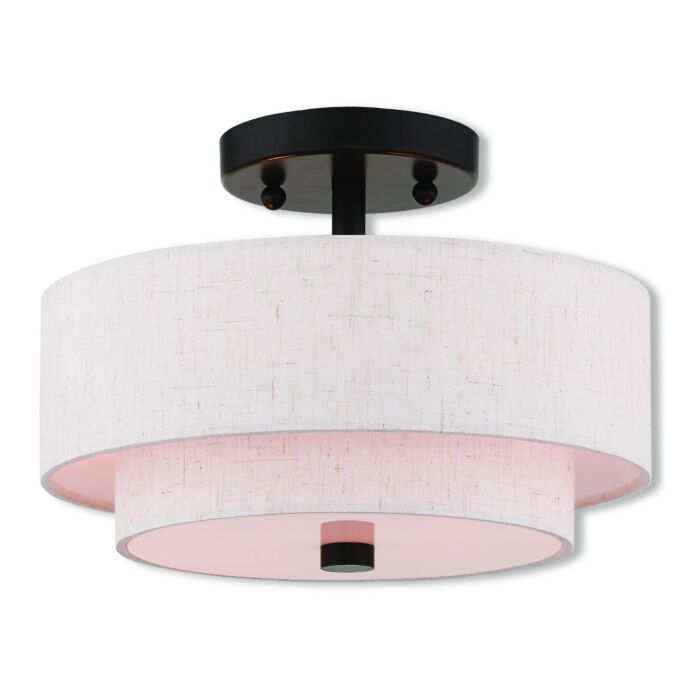 Monroe 2-Light Ceiling Mount in English Bronze