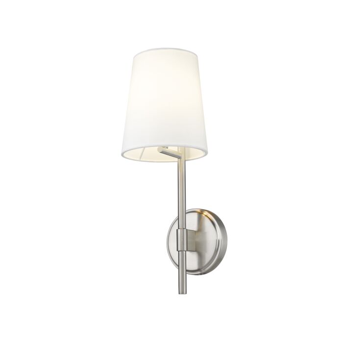 Z Lite Winward 1 Light Wall Sconce In Brushed Nickel