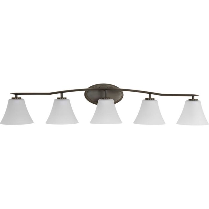 Bravo 5-Light Bathroom Vanity Light Bracket in Antique Bronze