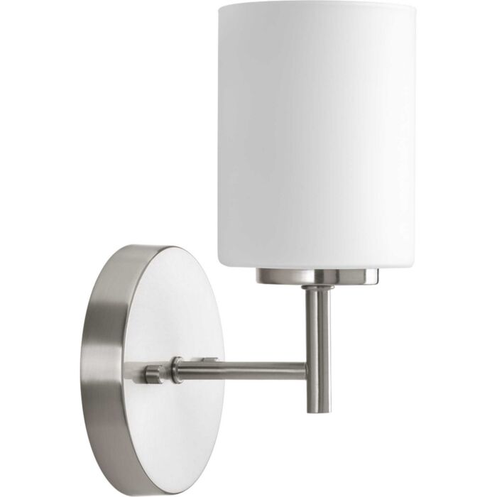 Replay 1-Light Bathroom Vanity Light Bracket in Brushed Nickel