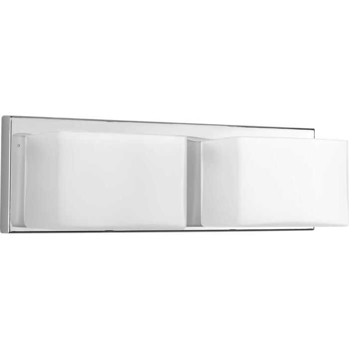 Ace LED 2-Light LED Bathroom Vanity Light Bracket in Polished Chrome