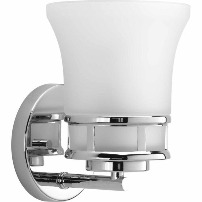 Cascadia 1-Light Bathroom Vanity Light in Polished Chrome