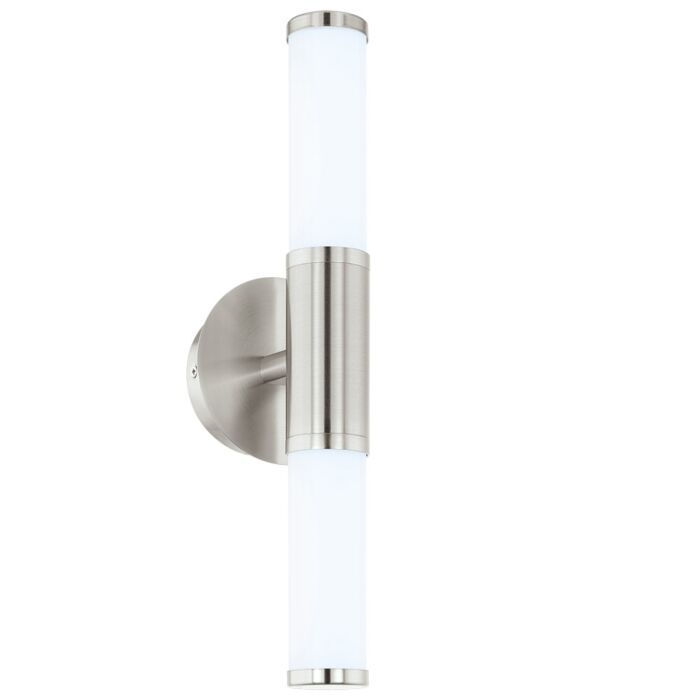 Palmera 1 2-Light LED Vanity Light in Satin Nickel