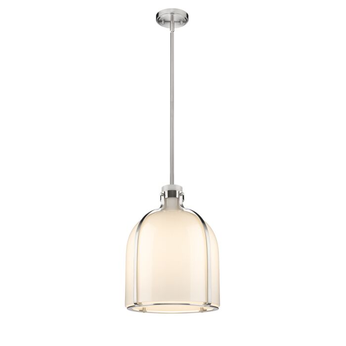 Z Lite Pearson 1 Light Pendant Light In Brushed Nickel