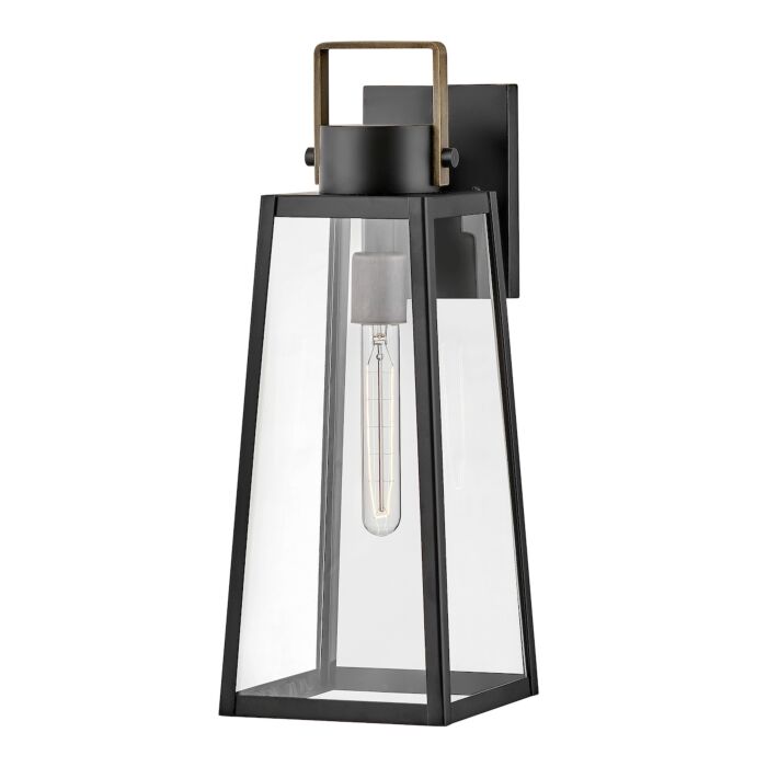 Lark Hugh Outdoor Wall Light in Black