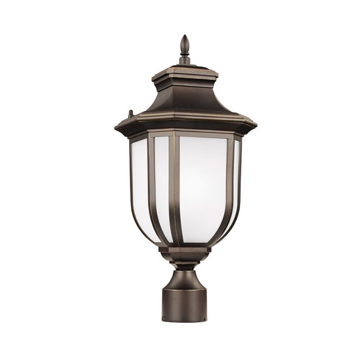 Sea Gull Childress 21 Inch Outdoor Post Light in Antique Bronze
