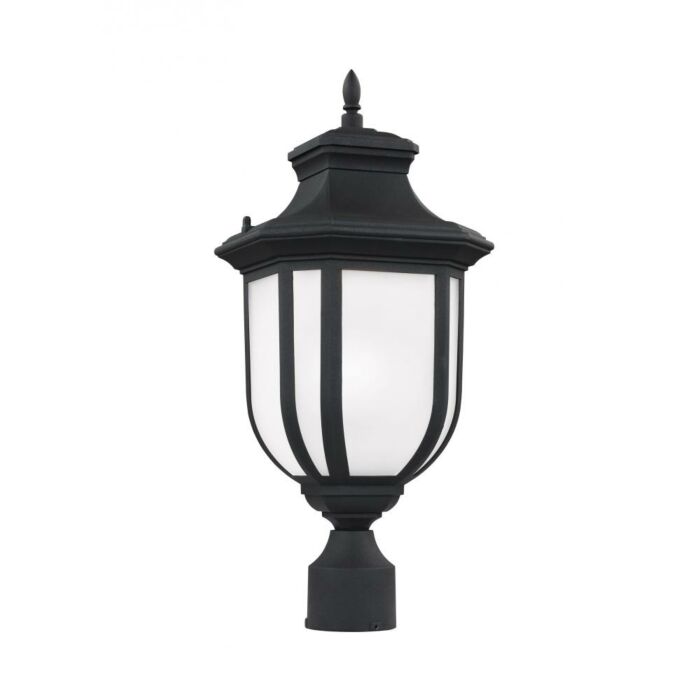 Sea Gull Childress 21 Inch Outdoor Post Light in Black