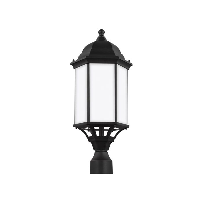 Sea Gull Sevier Outdoor Post Light in Black