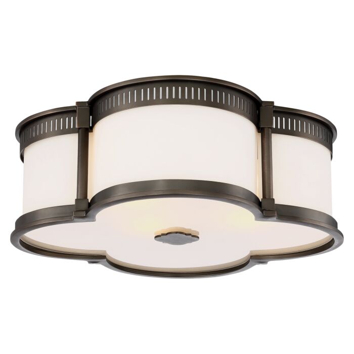 Minka Lavery Quatrefoil LED 16 Inch Ceiling Light in Harvard Court Bronze