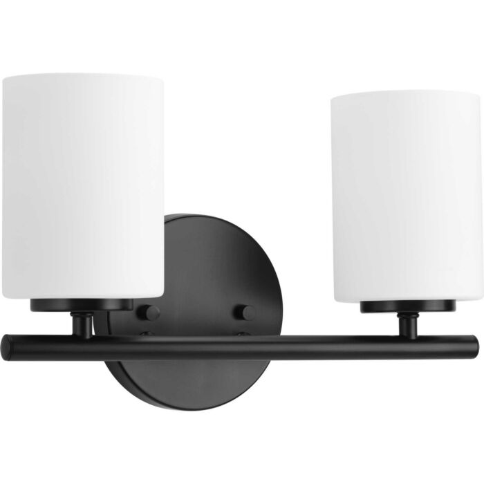 Replay 2-Light Bathroom Vanity Light Bracket in Black