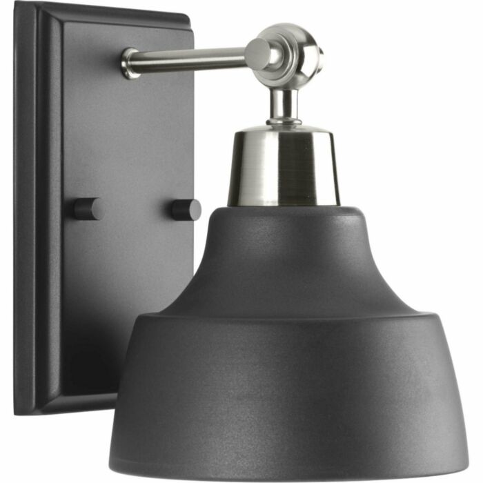 Bramlett 1-Light Bathroom Vanity Light in Brushed Nickel