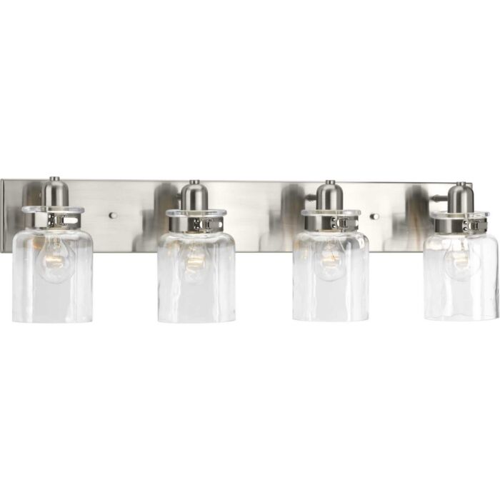 Calhoun 4-Light Bathroom Vanity Light in Brushed Nickel