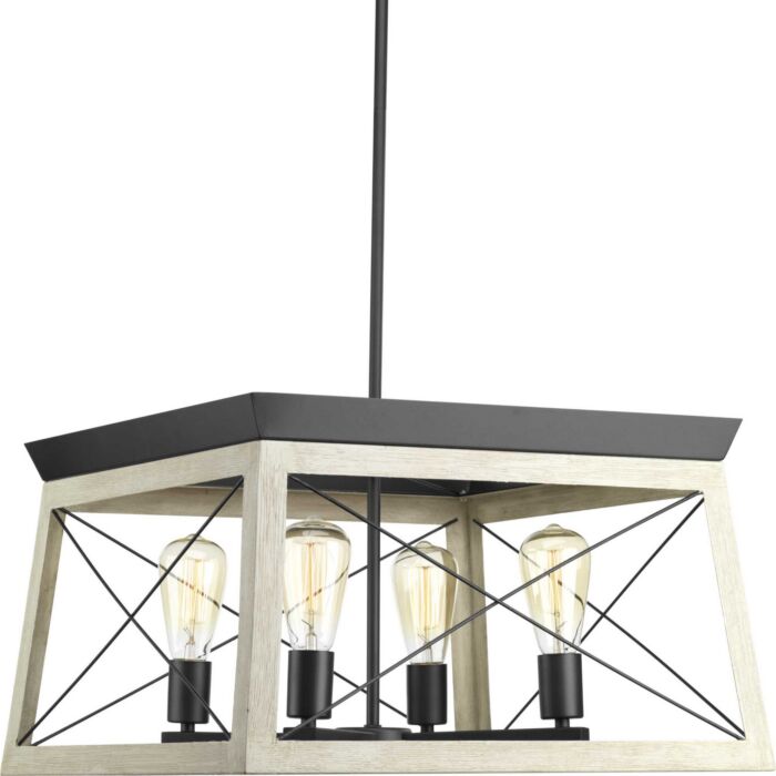 Briarwood 4-Light Chandelier in Graphite