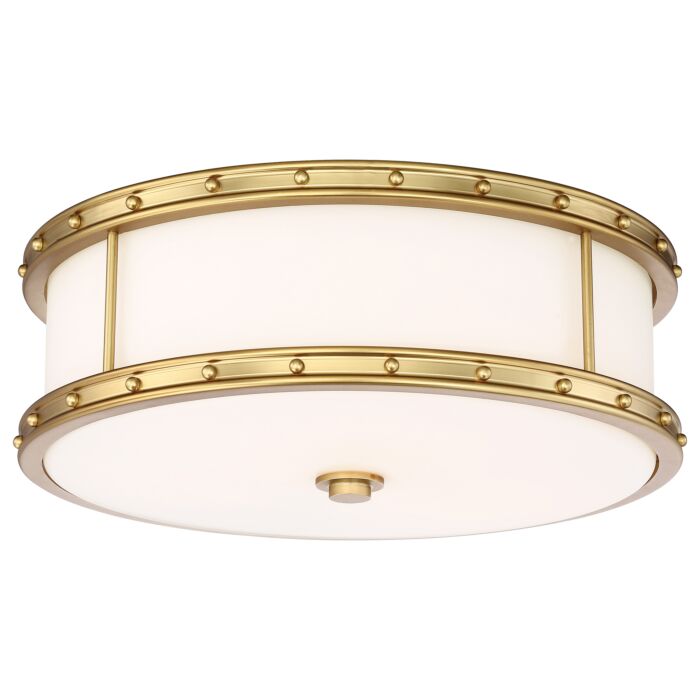 Minka Lavery Rivets LED Ceiling Light in Liberty Gold