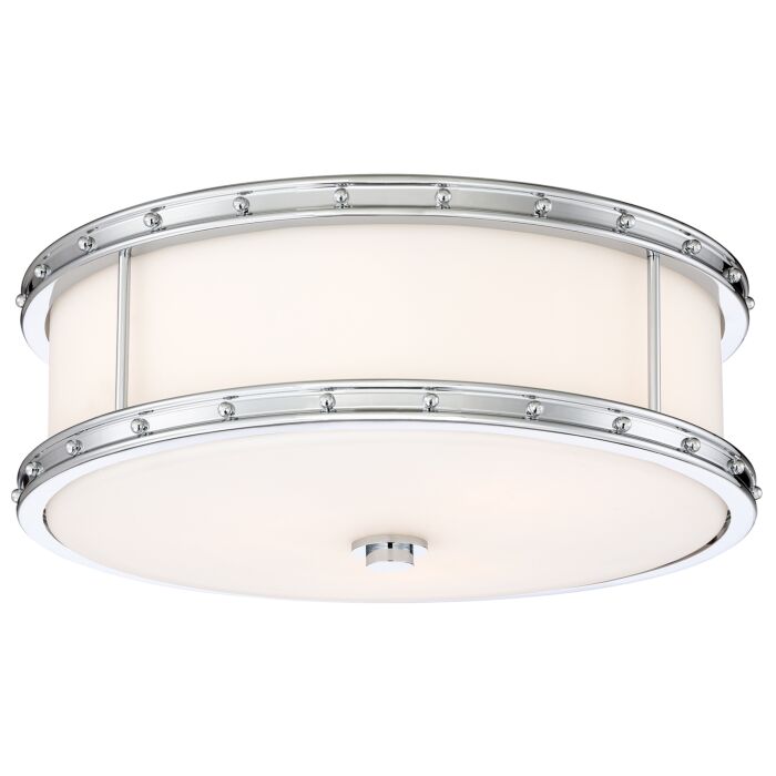 Minka Lavery Rivets LED Ceiling Light in Chrome