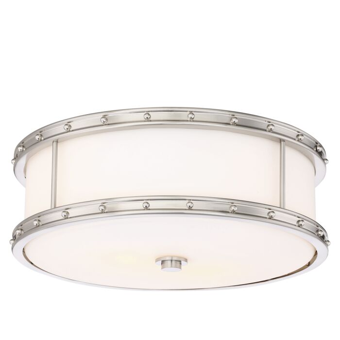Minka Lavery Rivets LED Ceiling Light in Brushed Nickel