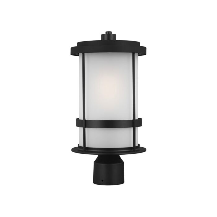 Sea Gull Wilburn Outdoor Post Light in Black