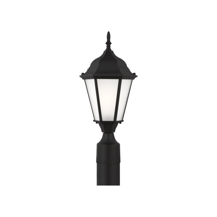 Sea Gull Bakersville Outdoor Post Light in Black