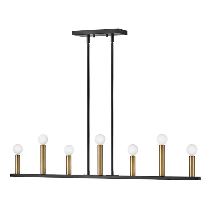 Lark Lazlo 7 Light Chandelier in Black