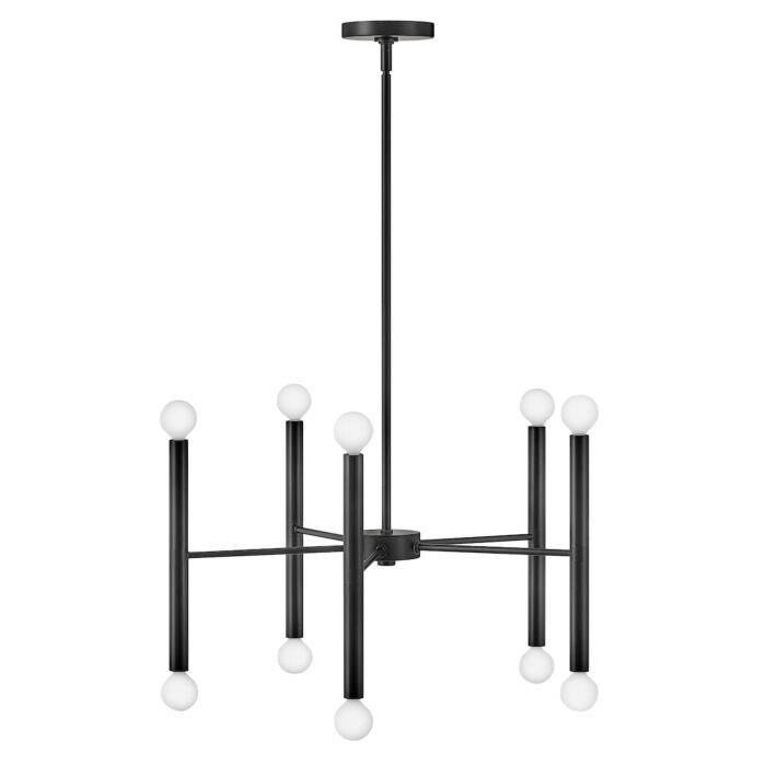 Lark Millie 2 Light Chandelier in Black