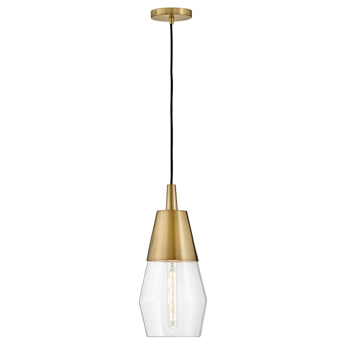 Lark Livie Pendant Light in Lacquered Brass