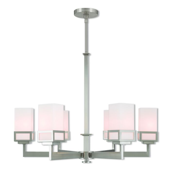 Harding 6-Light Chandelier in Brushed Nickel