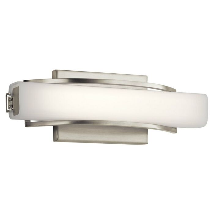 Elan Rowan 13.25 Inch LED Wall Sconce in Brushed Nickel