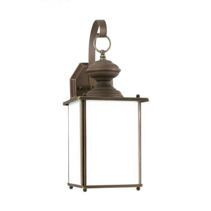 Sea Gull Jamestowne 17 Inch Outdoor Wall Light in Antique Bronze