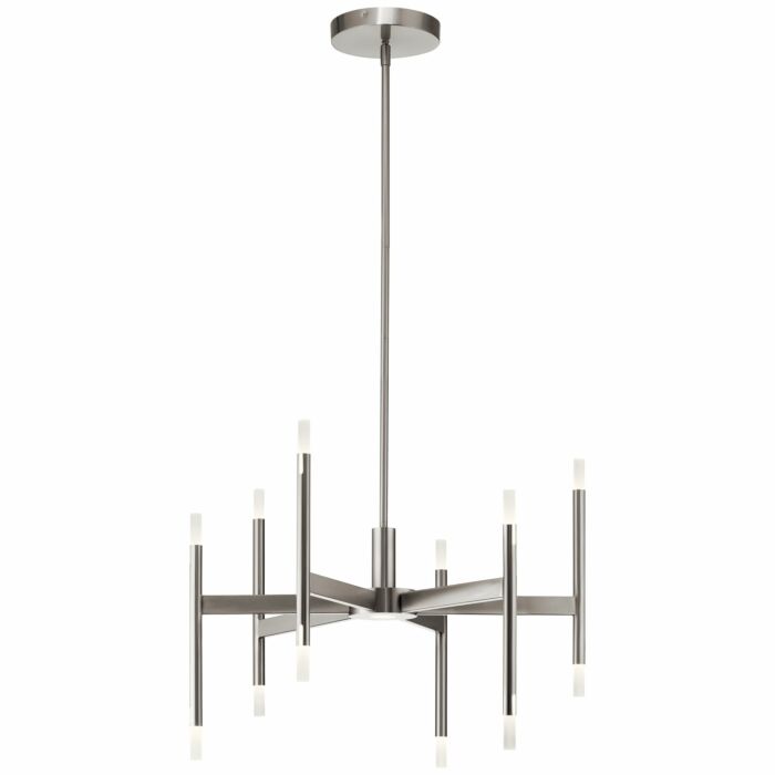 Elan 26 Inch Modern Chandelier in Brushed Nickel