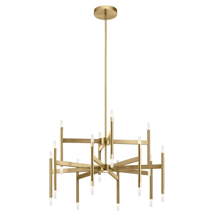 Elan 32 Inch Modern Chandelier in Champagne Gold