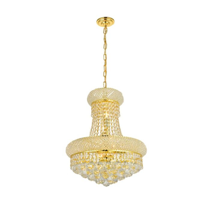 Primo 8-Light Pendant in Gold
