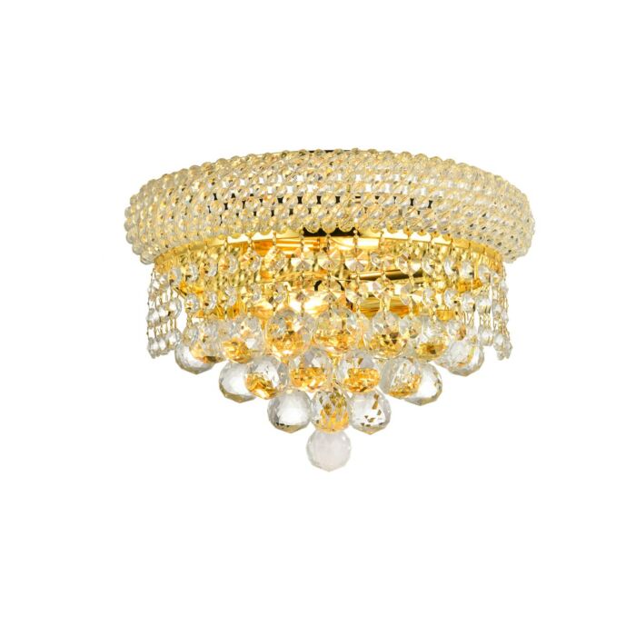 Primo 2-Light Wall Sconce in Gold