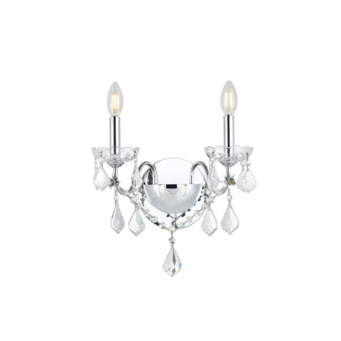 St. Francis 2-Light Wall Sconce in Chrome