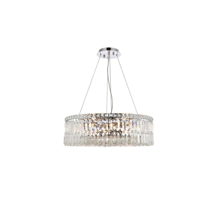 Maxime 12-Light Chandelier in Chrome