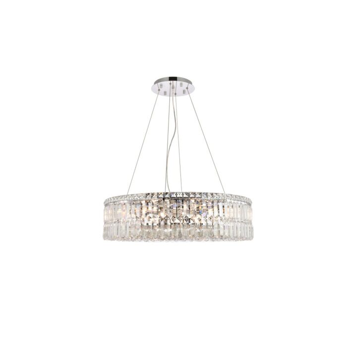 Maxime 12-Light Chandelier in Chrome