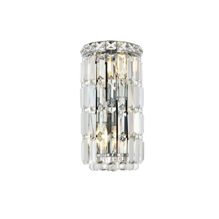 Maxime 2-Light Wall Sconce in Chrome