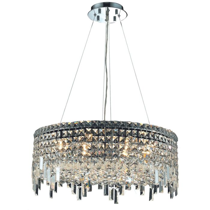 Maxime 12-Light Chandelier in Chrome