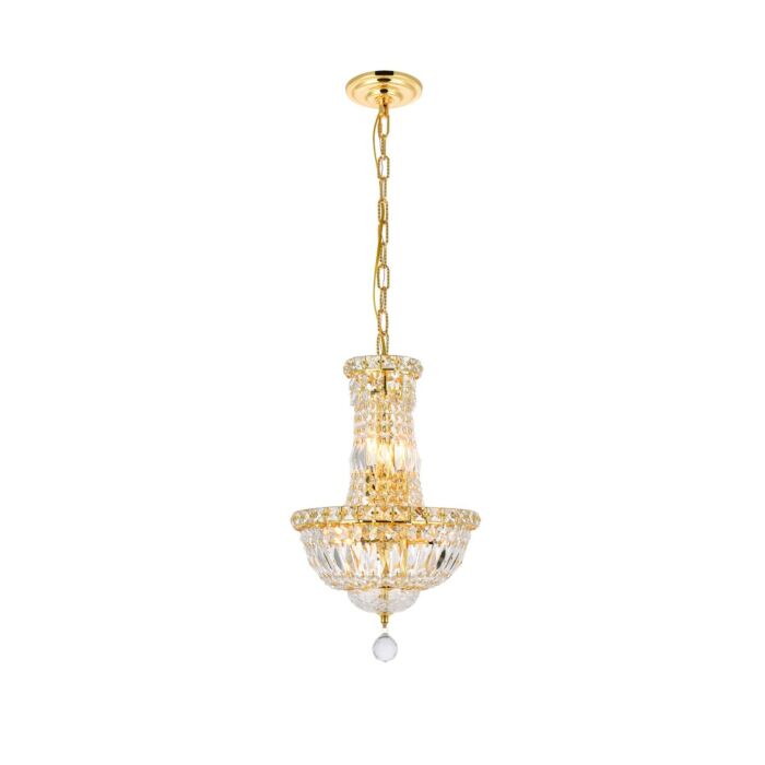 Tranquil 6-Light Pendant in Gold