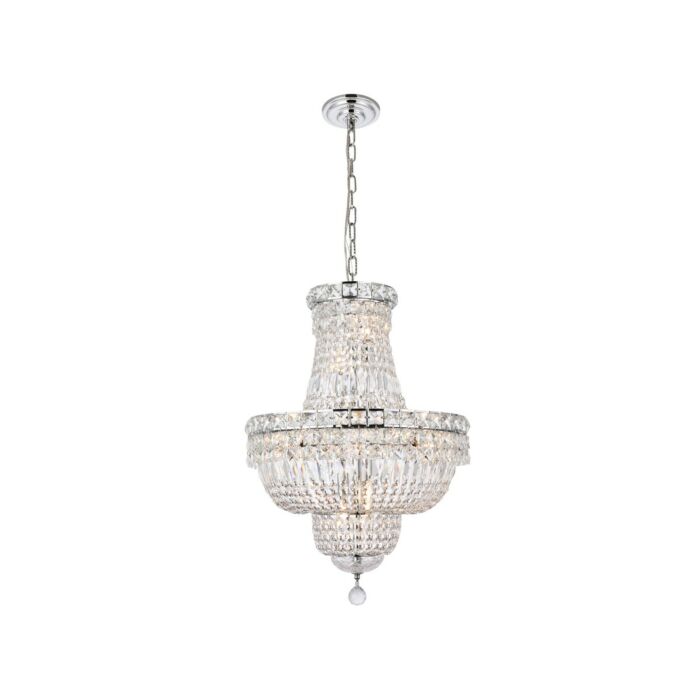Tranquil 12-Light Pendant in Chrome