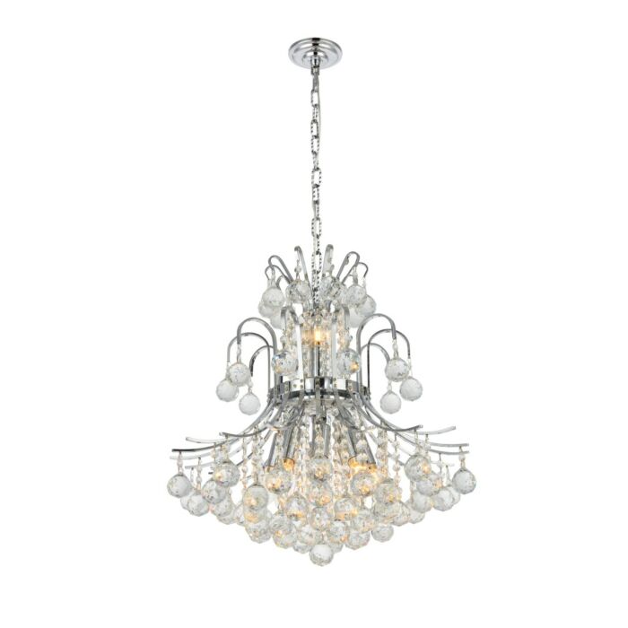 Toureg 10-Light Pendant in Chrome